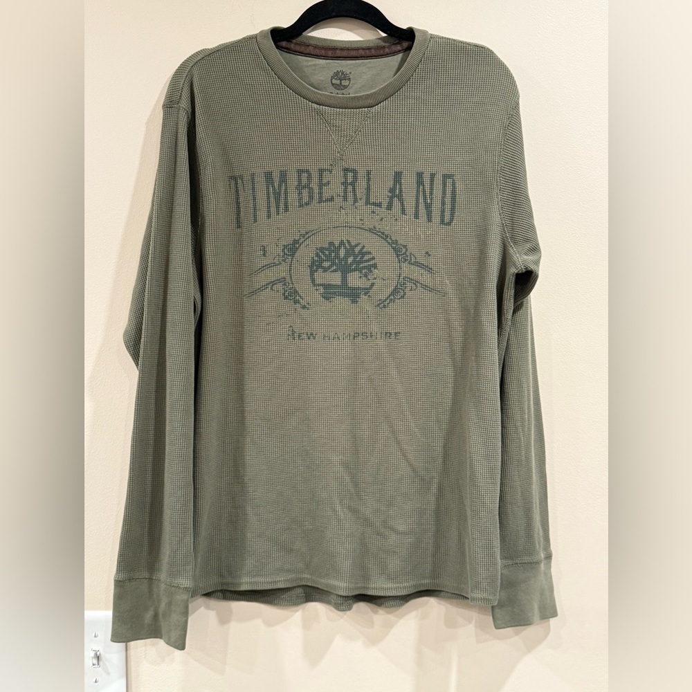 🔥Timberland Men's Green Long Sleeve Shirt🔥